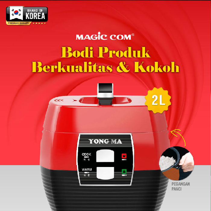 Yong Ma Rice Cooker 2L - SMC7063 Biru